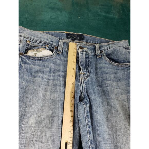 Lucky Brand Jeans Size 4 Womens Blue Stretch Pants Mid Rise Sienna Cigarette - Picture 7 of 13